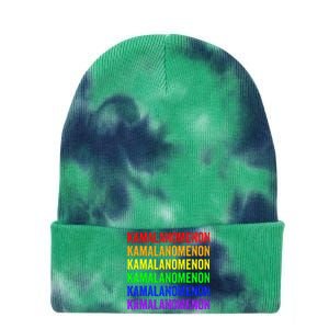 Kamalanomenon Kamala Nomenon Phenomenon Tie Dye 12in Knit Beanie