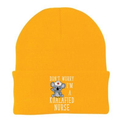 Koala Koalafied Nursing Qualified Nurse Funny Nurse Pets Meaningful Gift Knit Cap Winter Beanie