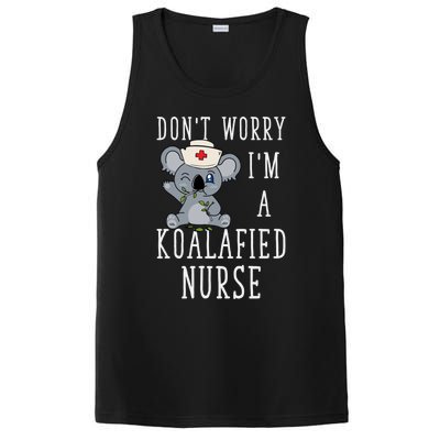 Koala Koalafied Nursing Qualified Nurse Funny Nurse Pets Meaningful Gift PosiCharge Competitor Tank