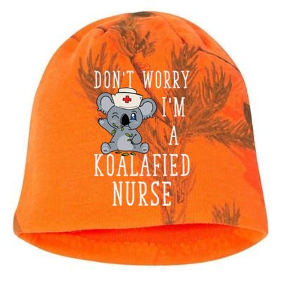 Koala Koalafied Nursing Qualified Nurse Funny Nurse Pets Meaningful Gift Kati - Camo Knit Beanie