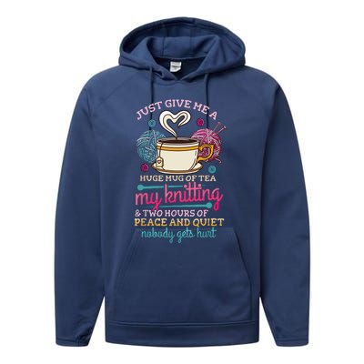 Knitting Performance Fleece Hoodie