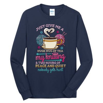 Knitting Tall Long Sleeve T-Shirt