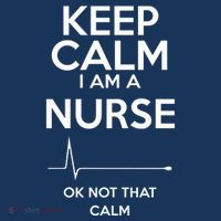 Keep Calm IM A Nurse Ok Not That Calm Sweatshirt