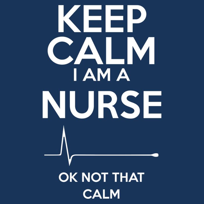 Keep Calm IM A Nurse Ok Not That Calm Drawstring Bag