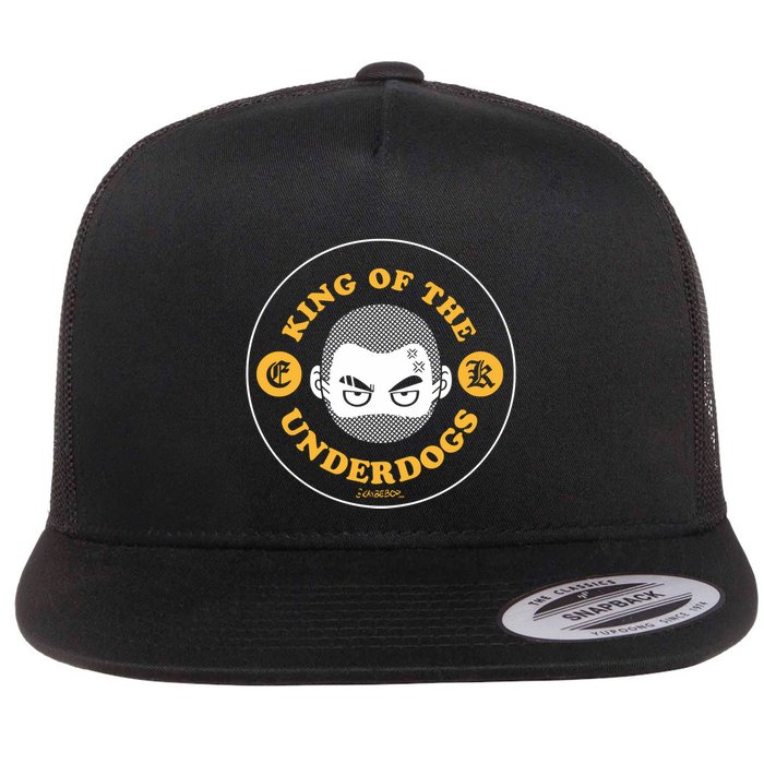 Kaybebop King Of The Underdogs Flat Bill Trucker Hat