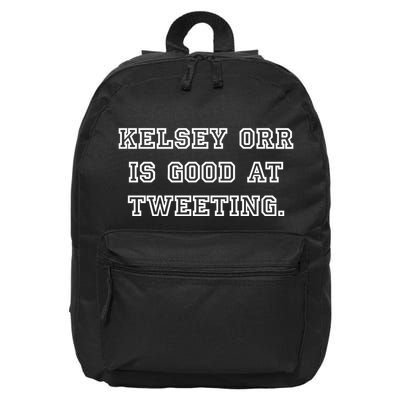 Kelseytayorr Kelsey Orr Is Good At Tweeting 16 in Basic Backpack