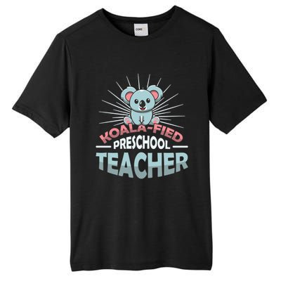 KoalaFied Koala Proud Preschool Teacher Gift Tall Fusion ChromaSoft Performance T-Shirt