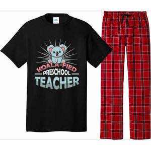 KoalaFied Koala Proud Preschool Teacher Gift Pajama Set