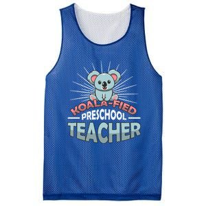 KoalaFied Koala Proud Preschool Teacher Gift Mesh Reversible Basketball Jersey Tank