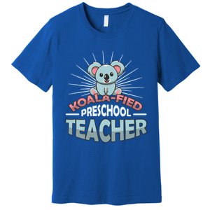 KoalaFied Koala Proud Preschool Teacher Gift Premium T-Shirt