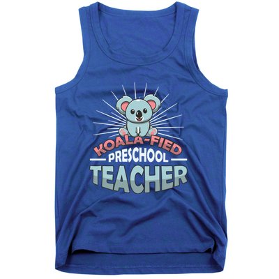 KoalaFied Koala Proud Preschool Teacher Gift Tank Top