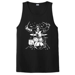 King Kong Playing Drums PosiCharge Competitor Tank