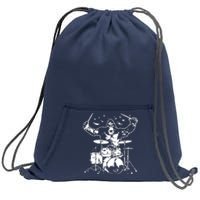 King Kong Playing Drums Sweatshirt Cinch Pack Bag