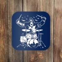 King Kong Playing Drums Coaster