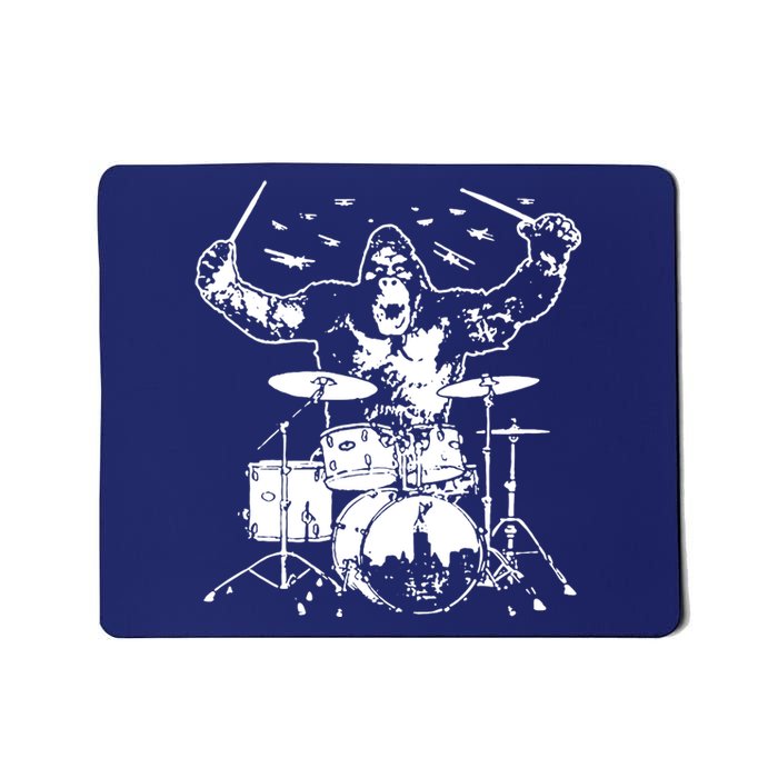 King Kong Playing Drums Mousepad