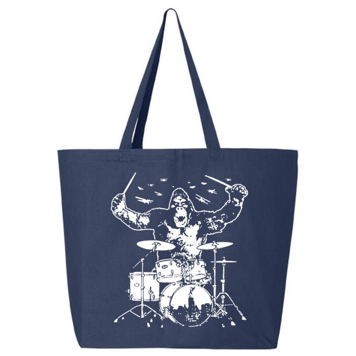 King Kong Playing Drums 25L Jumbo Tote