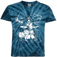 King Kong Playing Drums Kids Tie-Dye T-Shirt