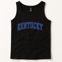 Kentucky Ky Retro Vintage Athletic Sports Design Blue Style Tank Top