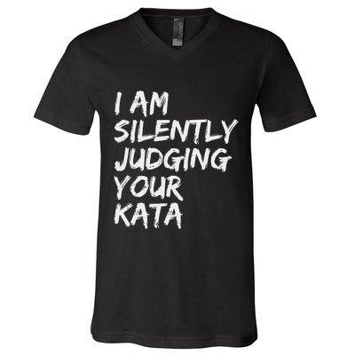 Karate Kata Shotokan Kyokushin Goju Wado Shito Ryu Nanbudo V-Neck T-Shirt