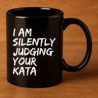 Karate Kata Shotokan Kyokushin Goju Wado Shito Ryu Nanbudo 11oz C Handle Ceramic Mug