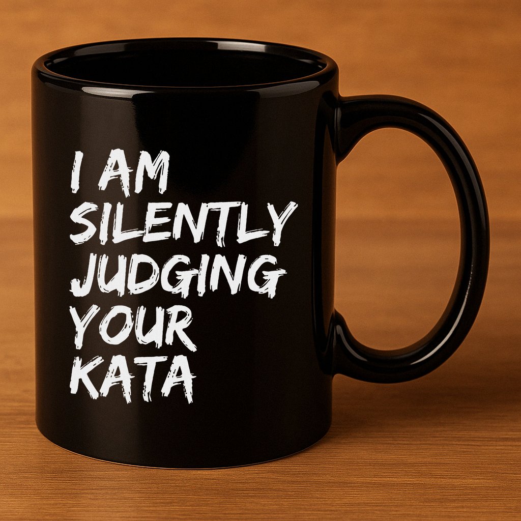 Karate Kata Shotokan Kyokushin Goju Wado Shito Ryu Nanbudo 11oz C Handle Ceramic Mug