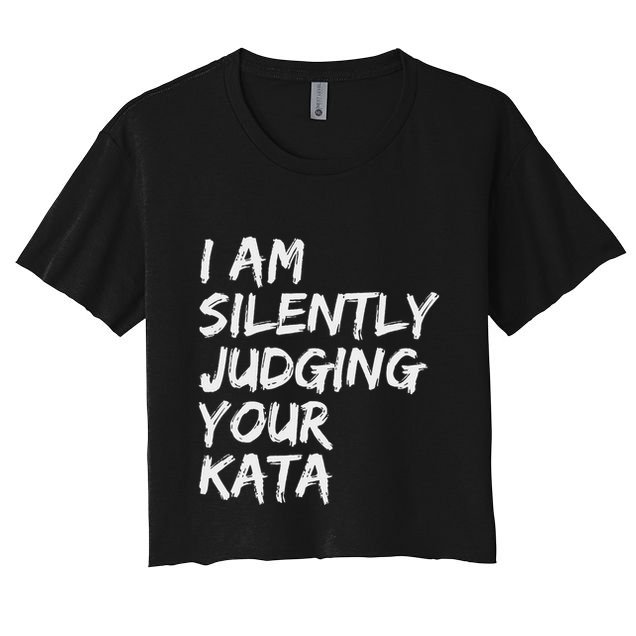 Karate Kata Shotokan Kyokushin Goju Wado Shito Ryu Nanbudo Crop Top