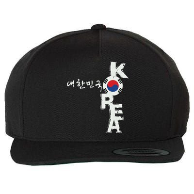 Korean Korea Souvenir Wool Snapback Cap