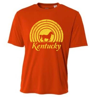 Kentucky Ky Thoroughbred Horse Farm Racing Derby Infield Meaningful Gift Cooling Performance Crew T-Shirt