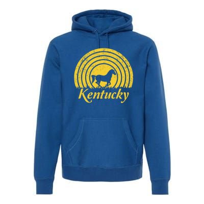 Kentucky Ky Thoroughbred Horse Farm Racing Derby Infield Meaningful Gift Premium Hoodie