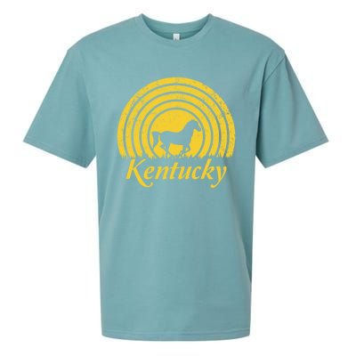 Kentucky Ky Thoroughbred Horse Farm Racing Derby Infield Meaningful Gift Sueded Cloud Jersey T-Shirt