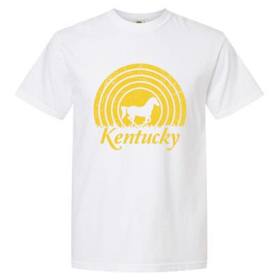 Kentucky Ky Thoroughbred Horse Farm Racing Derby Infield Meaningful Gift Garment-Dyed Heavyweight T-Shirt