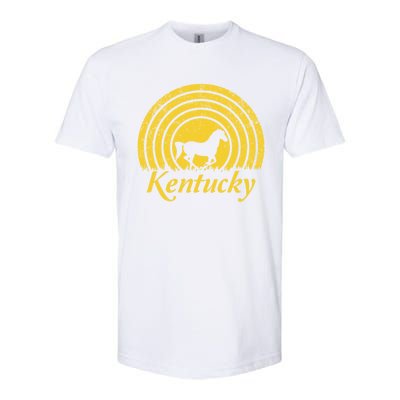 Kentucky Ky Thoroughbred Horse Farm Racing Derby Infield Meaningful Gift Softstyle® CVC T-Shirt