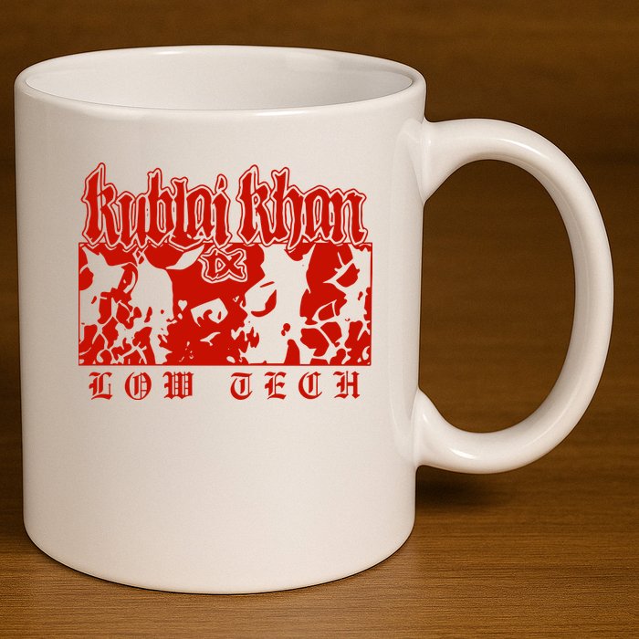 Kublai Khan Tx Low Tech New 11oz C Handle Ceramic Mug