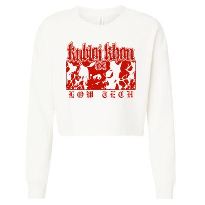 Kublai Khan Tx Low Tech New Cropped Pullover Crew
