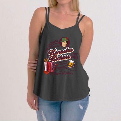 Kenosha Kickers The Polka King Of The Midwest Women's Strappy Tank