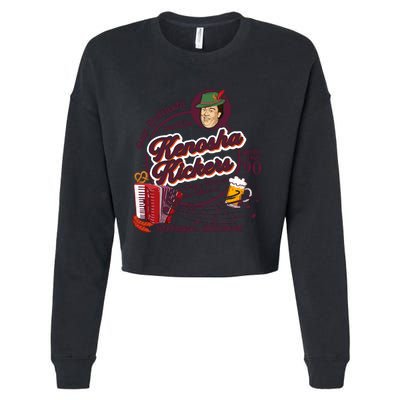 Kenosha Kickers The Polka King Of The Midwest Cropped Pullover Crew