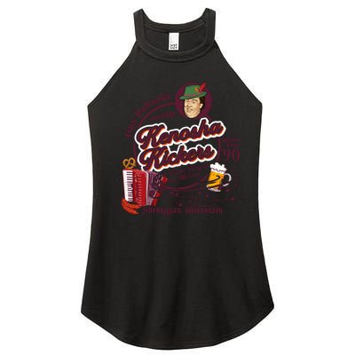 Kenosha Kickers The Polka King Of The Midwest Women’s Perfect Tri Rocker Tank