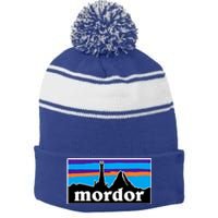 Kaia Kay The L.O.R.D Of The Rings Mordor Stripe Pom Pom Beanie