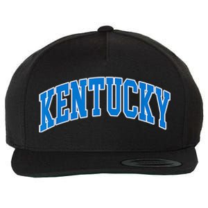 Kentucky KY Throwback Design Classic Wool Snapback Cap