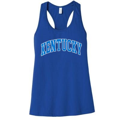 Kentucky KY Throwback Design Classic Women's Racerback Tank