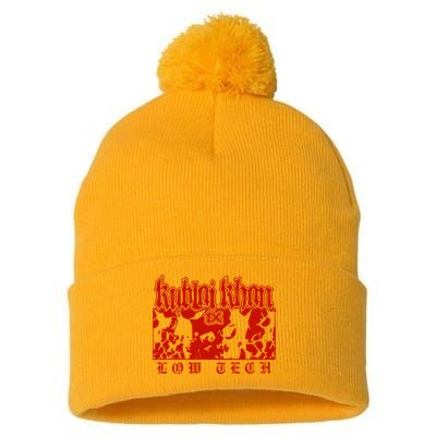 Kublai Khan Tx Low Tech New Pom Pom 12in Knit Beanie