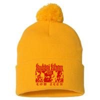 Kublai Khan Tx Low Tech New Pom Pom 12in Knit Beanie