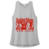 Kublai Khan Tx Low Tech New Ladies PosiCharge Tri-Blend Wicking Tank