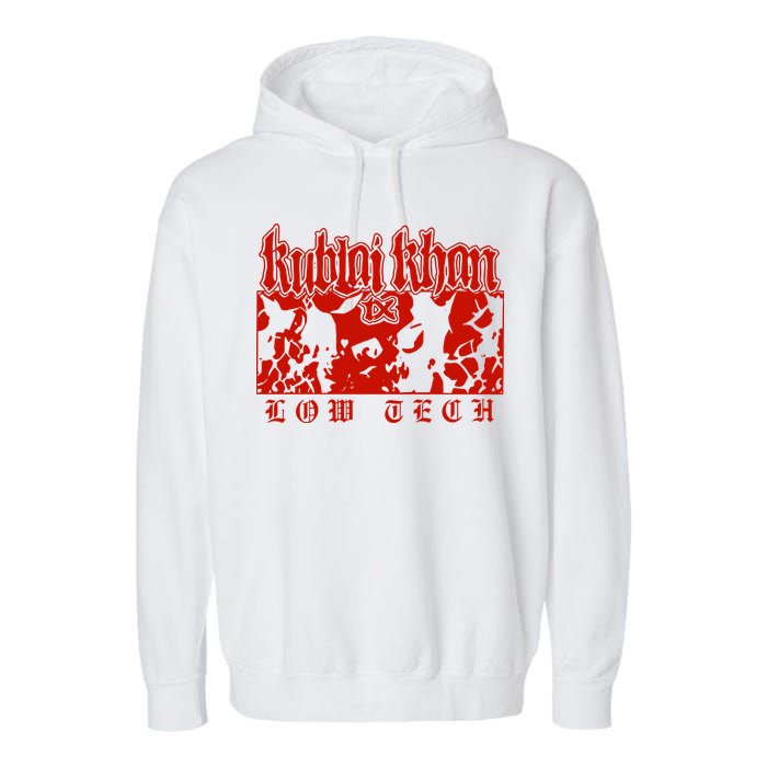 Kublai Khan Tx Low Tech New Garment-Dyed Fleece Hoodie