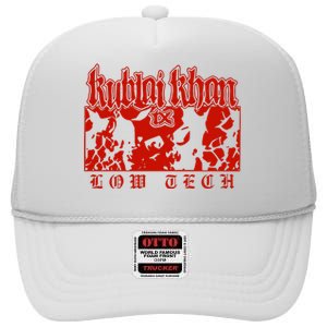 Kublai Khan Tx Low Tech New High Crown Mesh Back Trucker Hat