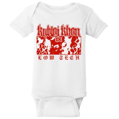 Kublai Khan Tx Low Tech New Baby Bodysuit