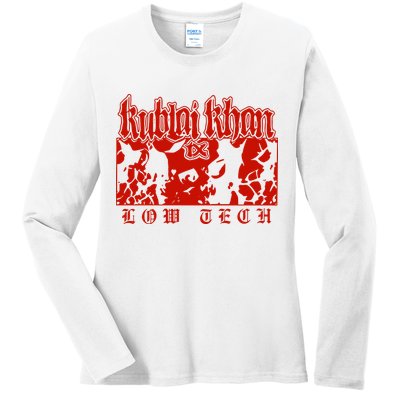 Kublai Khan Tx Low Tech New Ladies Long Sleeve Shirt