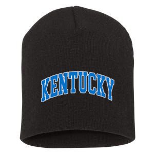 Kentucky Ky Throwback Design Classic Short Acrylic Beanie