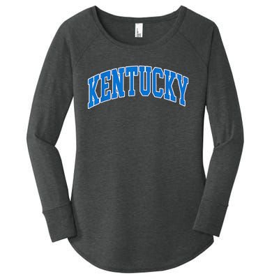 Kentucky Ky Throwback Women's Perfect Tri Tunic Long Sleeve Shirt