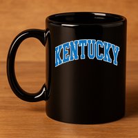 Kentucky Ky Throwback Design Classic 11oz C Handle Ceramic Mug